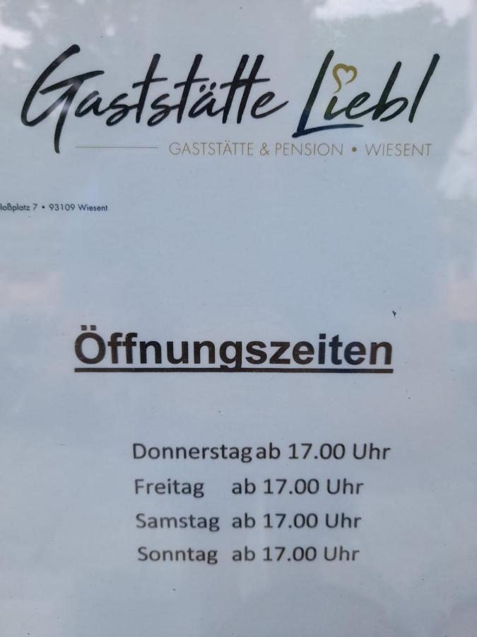 Готель Gaststaette Liebl Wiesent Екстер'єр фото